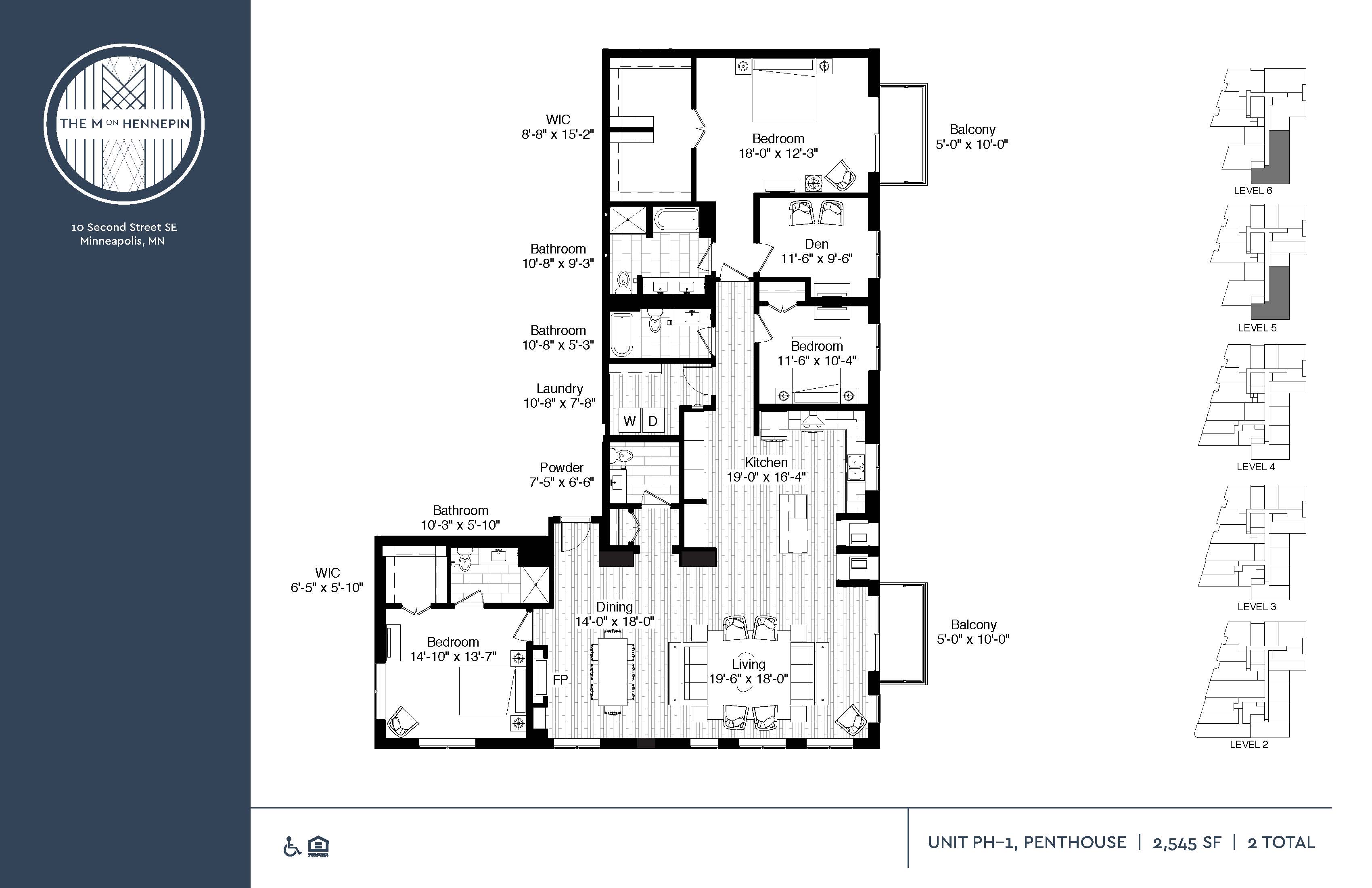 Studio, 1, 2 & 3 Bedroom Apartments in Minneapolis The M